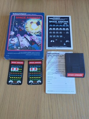 SPACE ARMADA MATTEL INTELLIVISION TESTED WORKING BOXED COMPLETE NICE CONDITION