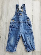 Vintage 90 s Oshkosh B gosh Denim Overalls Size 9/12 months
