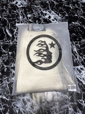 Hellstar Sweatpants   Size Large Cream/Black