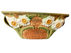 Vintage Roseville Pottery Jonquil Bowl 220-10 Art Deco Console Planter NO CHIPS — photo 4