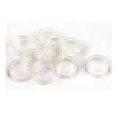 10 Pack Clear White Silicone Waterproof Rocker Switch Protect Cover Round Caps