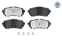 Meyle Bremsbelagsatz, Scheibenbremse MEYLE-PD: Advanced Perform 025 257 2516/PD