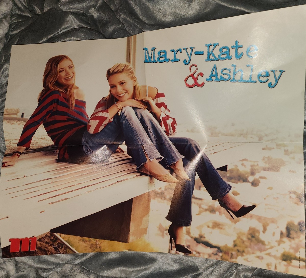 Marykate & Ashley Olsen Twins Poster Centerfold Chad Michael