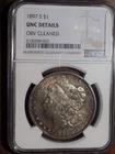 1897-S Morgan Silver Dollar - NGC UNC DETAILS - Toned Beauty!