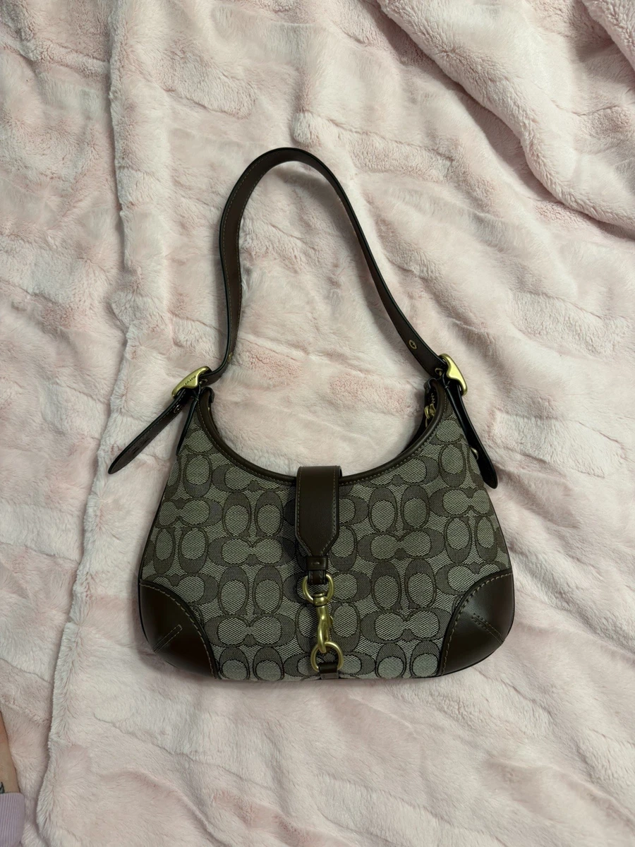 Coach Hobo Signature Brown2WAYBagコーチホーボー Coach Brown Signature Hobo Bag for sale | eBay
