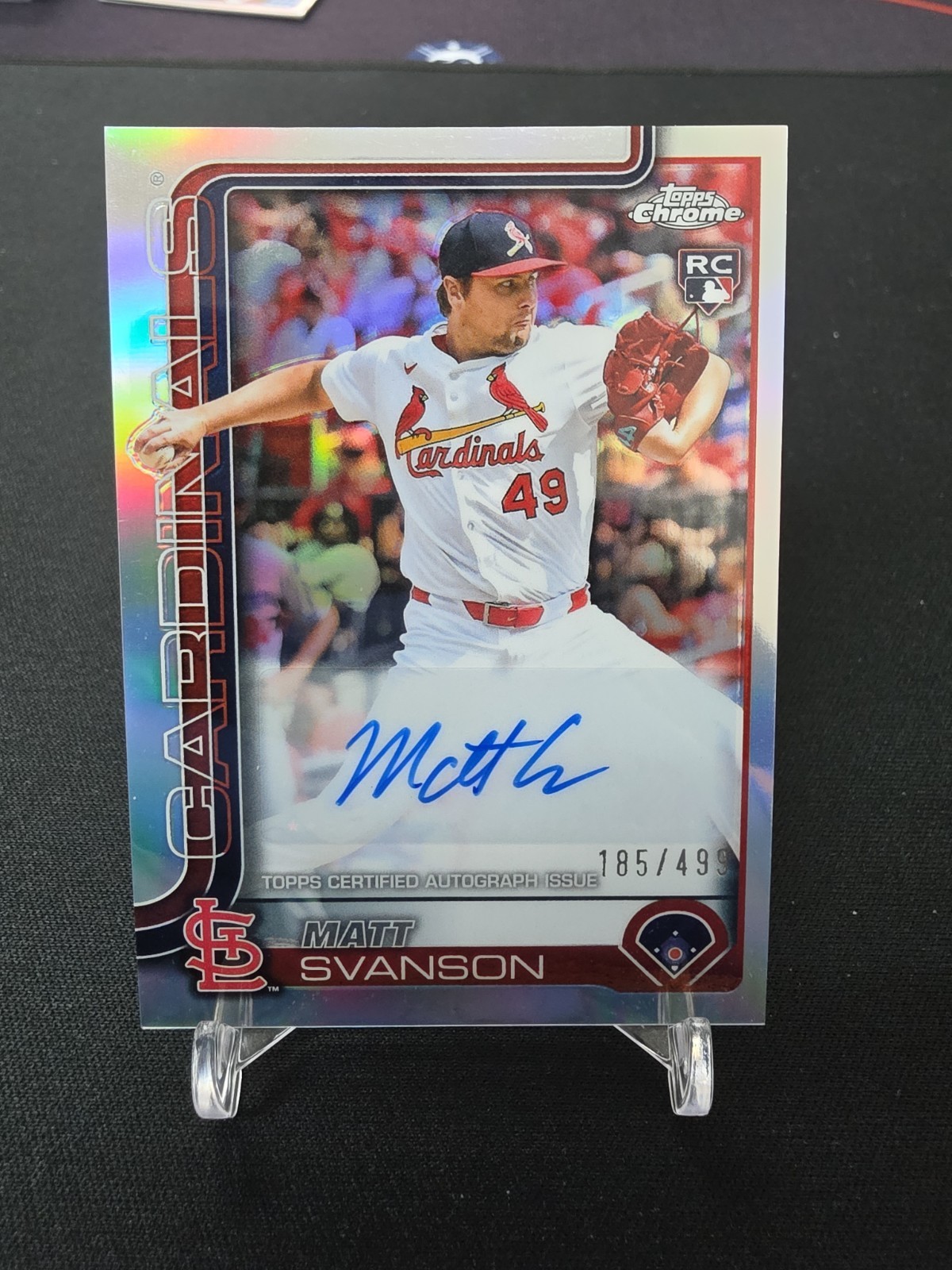 Topps Chrome Update 2025 - #AC-MS Matt Svanson RC Auto Refractor /499