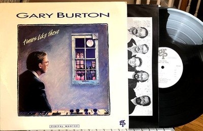 JOHN SOFIELD Gary Burton LP -  Times Like These - GRP GR9569, 1988, NM Brecker