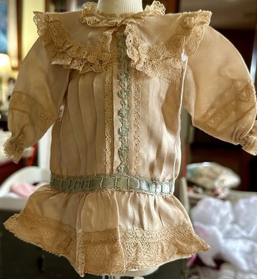 Vintage Fancy Dress 8  For French Or German Bisque Doll #9544