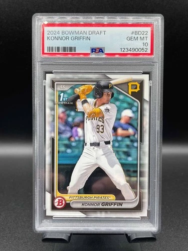 2024 Bowman Draft Konnor Griffin #BD-22 1st Bowman Pittsburgh Pirates - PSA 10