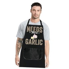 Garlic Lover Apron Garlicologist Gifts Garlic Lover Gifts Needs More Garlic