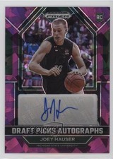 2023-24 Panini Prizm Draft Picks Purple Ice 54/99 Joey Hauser #DPA-JHS Auto 0ud4