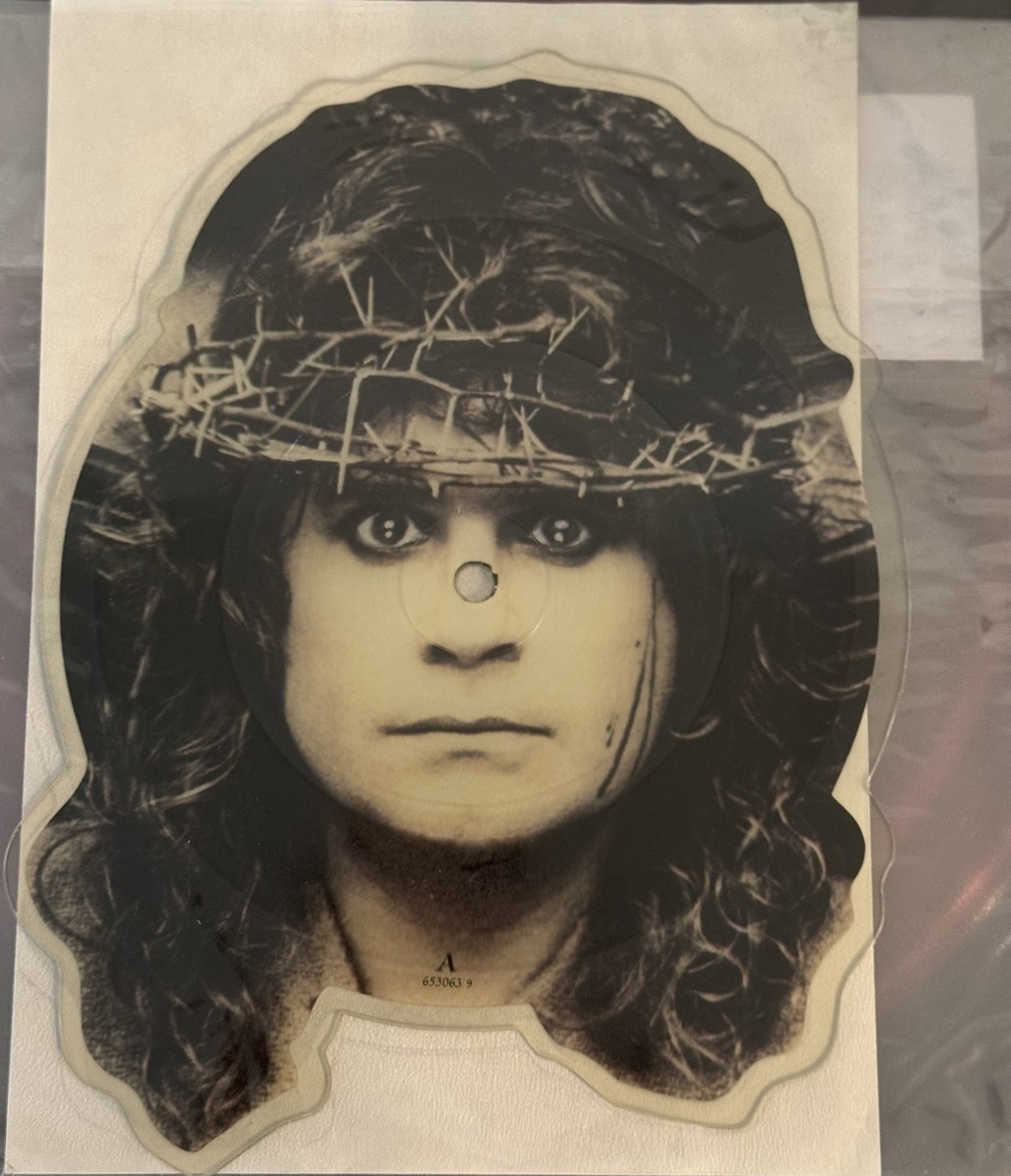 Ozzy Osbourne Miracle Man SHAPE PICTURE DISC Vinyl Single 7inch