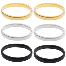 6 Pcs Metal Stretchy Shirt Sleeve Holders Anti Slip Garters for Men Women
