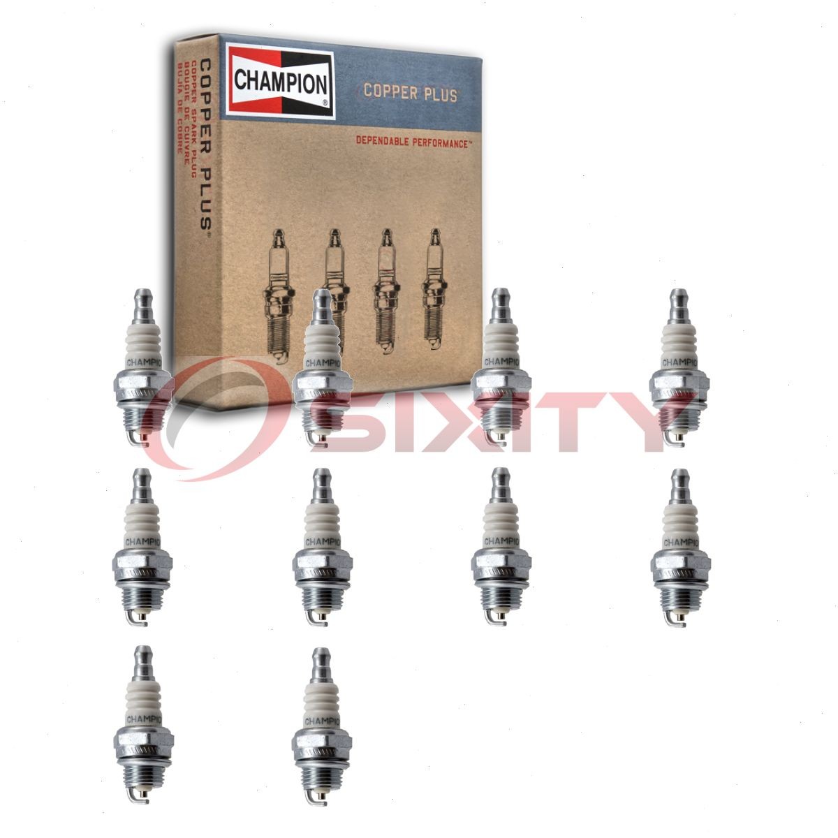 10 pc Champion Copper Plus 863-1 Spark Plugs for RCJ8Y 94199 6759 6726 4972 xz