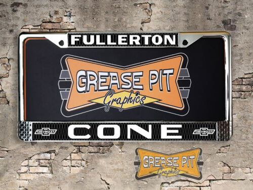 Cone Chevrolet Fullerton License Plate Frame - Picture 2 of 3