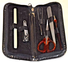 Manicure/Pedicure Set 6-Piece Travel Kit Pre-owned*/