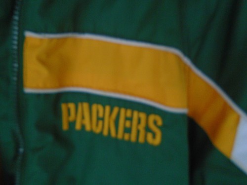 NFL Team Apparel Kids Green Bay Packers Winter Jacket Size L (7) Green/Orange - Picture 5 of 6