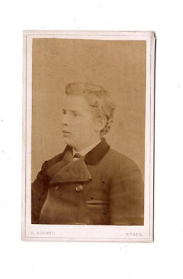 E. Schmid CDV Foto Herrenportrait - Stade um 1880