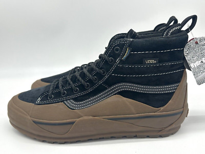 Vans SK8-Hi Dip MTE-2 Men's Size 8 Primaloft Cold Weather Shoes Black Brown