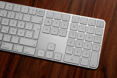 ERSATZ-TASTE für Apple Magic Keyboard A2520 mit Touch-ID weiß Tastatur