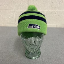 Seattle Seahawks Youth Reebok Stocking Cap Winter Beanie Hat