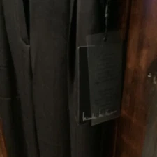 Nicole Miller Collection Career Pants Slacks Straight Leg Trousers Black Size 4