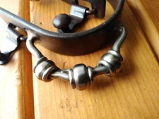 Humane Barrel Racing Bumper Spurs - Stainless Steel Roller - 7/8" Band 