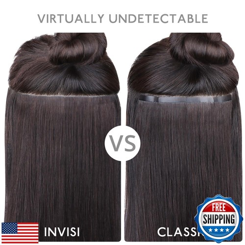 WENNALIFE Invisi Edge and Classic Tape in Hair Extensions Human Hair, 20 Inch - Picture 3 of 5