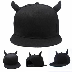 baseball cap with horns