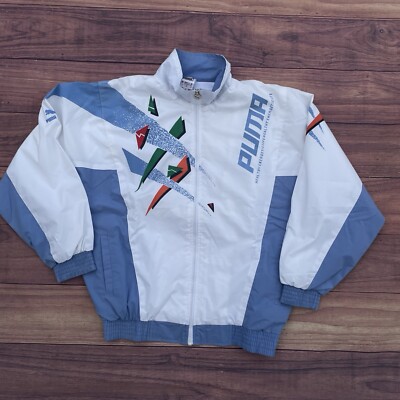 90s OLD PUMA プルオーバー セットアップ ポリエステル Vintage 90s Puma Tracksuit 2 Piece Jacket/Sweatpants Size