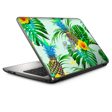 Universal Laptop Skins Wrap for 14" - tropical floral pattern palm trees