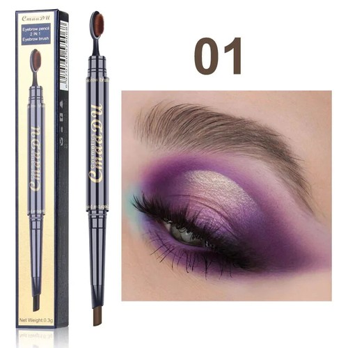 2 in 1 Double Head Ultra-fine Eyebrow Pencil Long Lasting Thin Tip Eye Brow Pen - Picture 4 of 13
