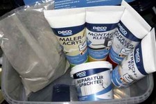 Umzug Renovierung Set DECO STYLE,Wand Reparatur,Spachtelmasse,Farbe,Maler Kit