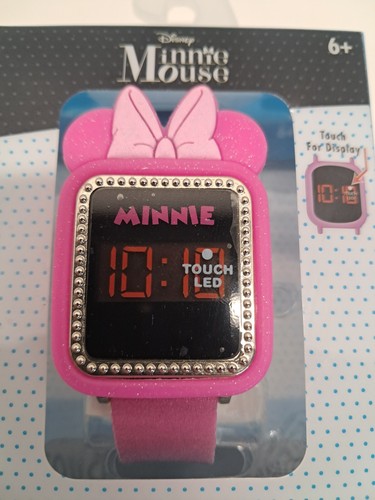 Disney Minnie Mouse Touchscreen LED Watch NEW - Picture 2 of 6