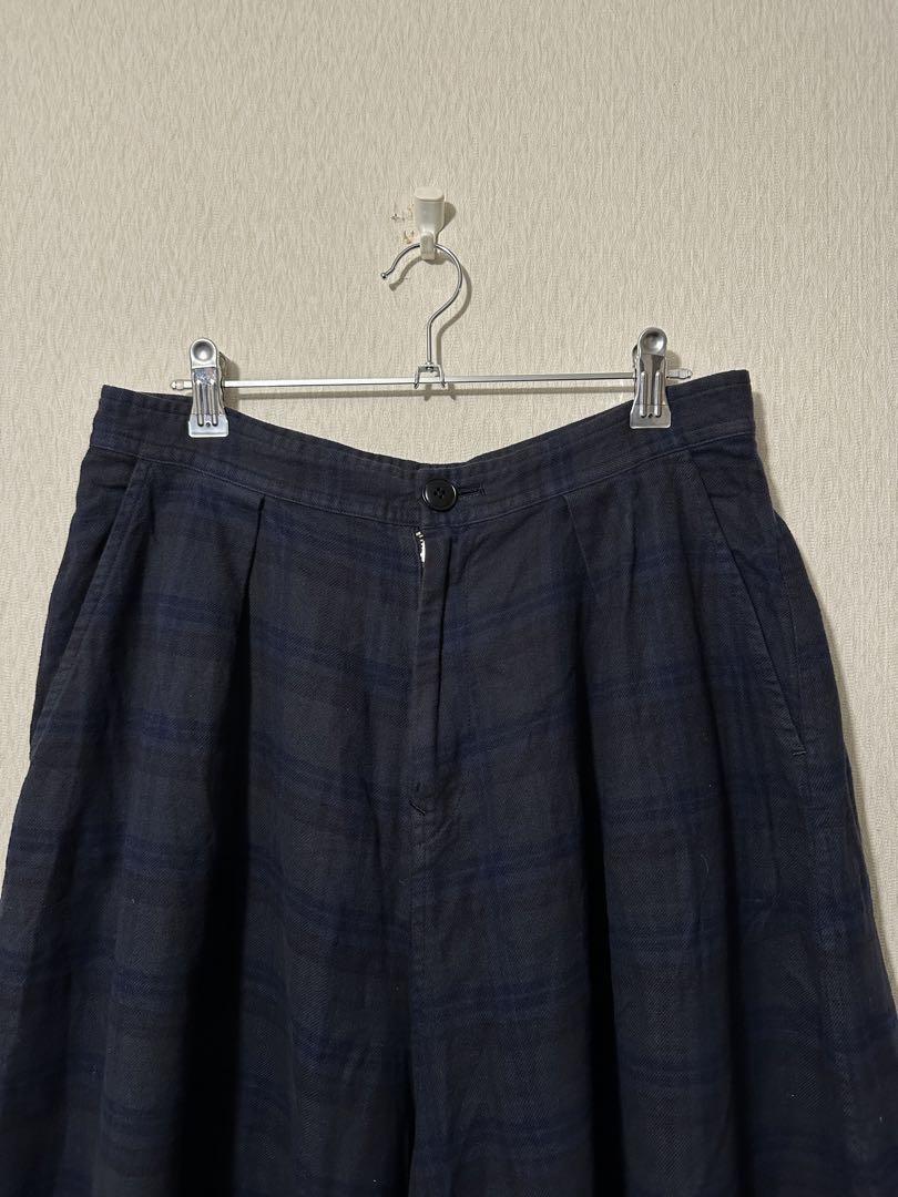 Yohji Yamamoto Wide Check Pants Size M (2) Condition A Yohji Yamamoto Wide Check Pants Size M (2) Condition A