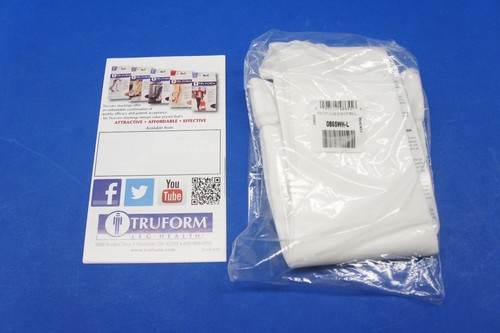 Truform 0865WH-L Large size Compression Stocking Soft Top Open Toe 20-30 mmHg - Picture 3 of 4