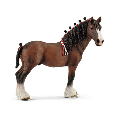 Schleich 13808 Clydesdale Wallach Figur Pferd Modell CLYDESDALE Pferd Spielzeug Pferde