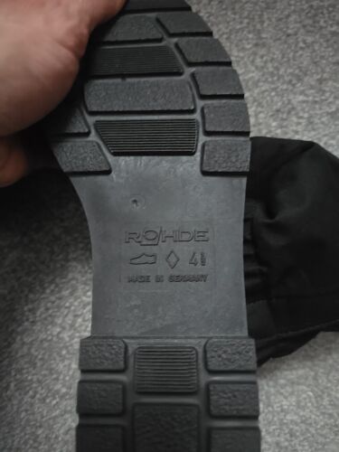 ROHDE SYMPATEX (DEUTSCHLAND) SCHWARZE SCHNEESTIEFEL (FLEECE GEFÜTTERT) UK 4,5 (37,5) - Bild 7 von 13