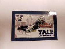 Yale University Bulldogs 2003 Football Pocket Schedule - New Haven Register
