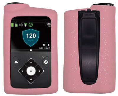 Glitter Silicone case For Medtronic minimed Pump (640G/650G/670G/680G/770G/780G)