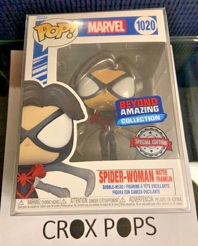 Spider-Woman Mattie Franklin BAC FE 1020 Funko Pop Vinyl New in Mint Box + P/P