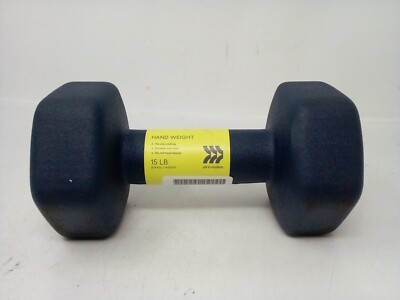 ALL IN MOTION HAND WEIGHT 15 LBS DUMBBELL {Blue}
