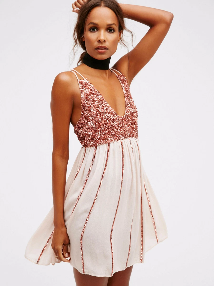 free people pink dress