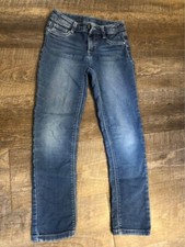 Member's Mark Girls Skinny Fit Jean Size M 7/8 Dark Alba, Girls Stretch Denim
