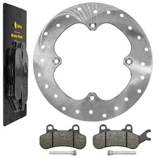 Front Brake Disc Rotor w/ Pad for Can-Am Maverick X3 Turbo MAX RR RS XMR XDS