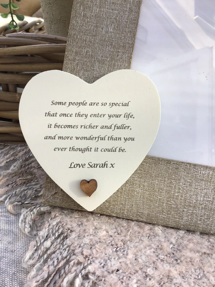 PERSONALISED Special Best Friend Birthday Gift Present Photo Frame BESTIE Gift - Image 2 of 2