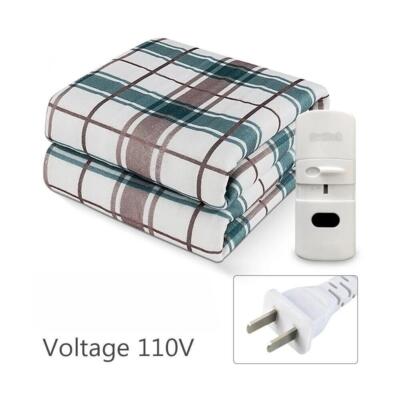 New Full Size Electric Home Blanket Heated Sherpa Twin Bed Fleece Heat Us Plug !