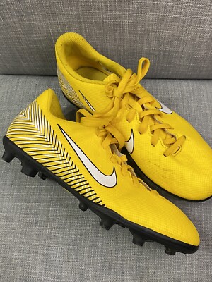 Nike Mercurial Vapor 12 Pro FG Yellow ACC Youth Soccer Cleats Neymar Size 6Y | eBay