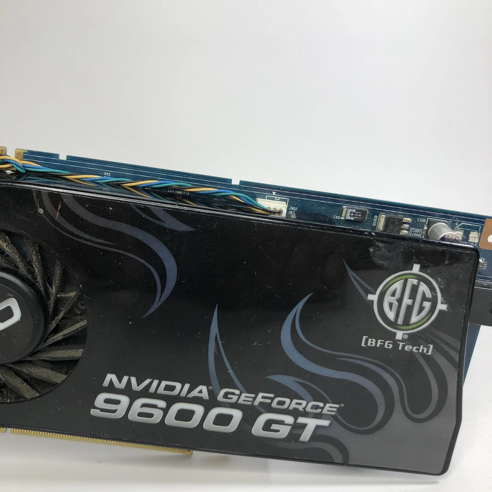 Nvidia Graphics Card GeForce 9600 GT 512MB PCIe GPU Dual DVI S-Video BFG Tech - Image 4 of 4