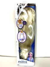 Frozen 2 II Disney Elsa Snow Queen Wig Blonde Dress Up Wig for Roleplay Jakks
